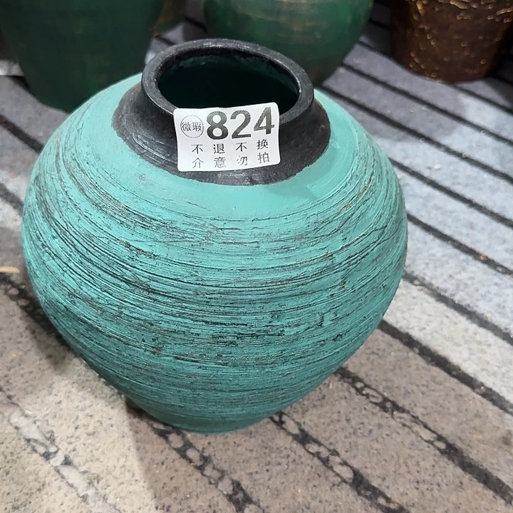 绿色坛子824高度23口径8