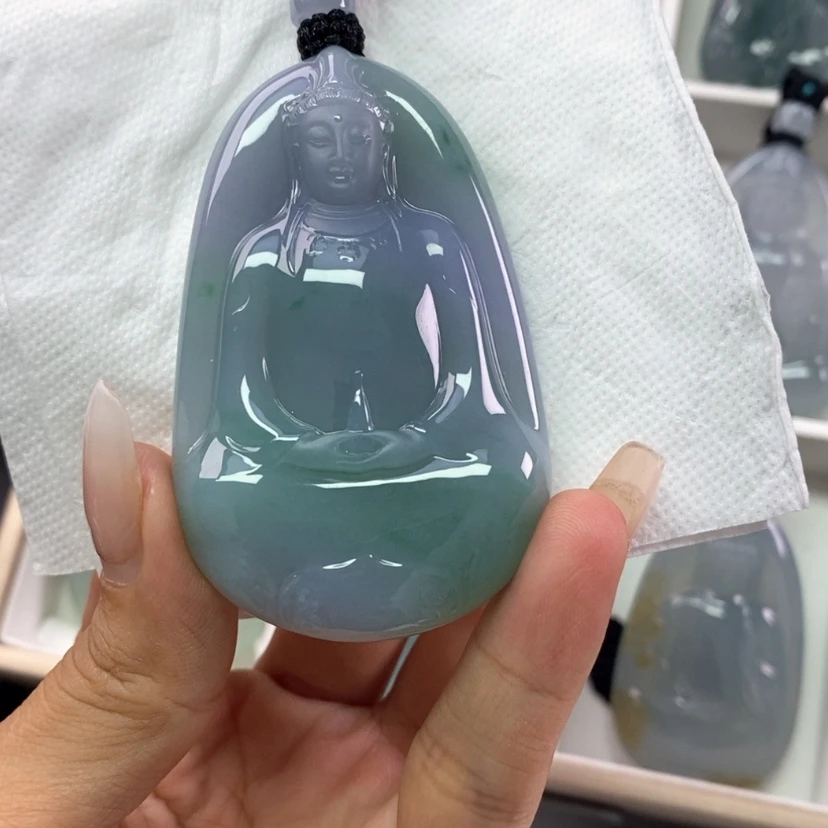 【闪购商品】翡翠未镶嵌颈饰画*翡翠