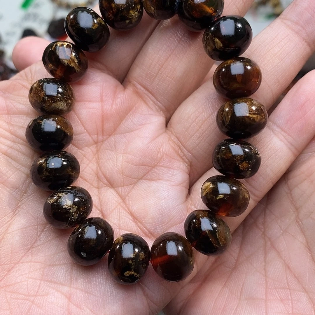 琥珀未镶嵌手链13