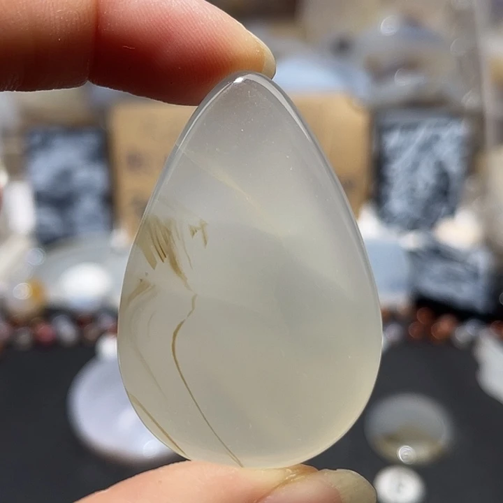 玛瑙/玉髓未镶嵌吊坠(不含链)