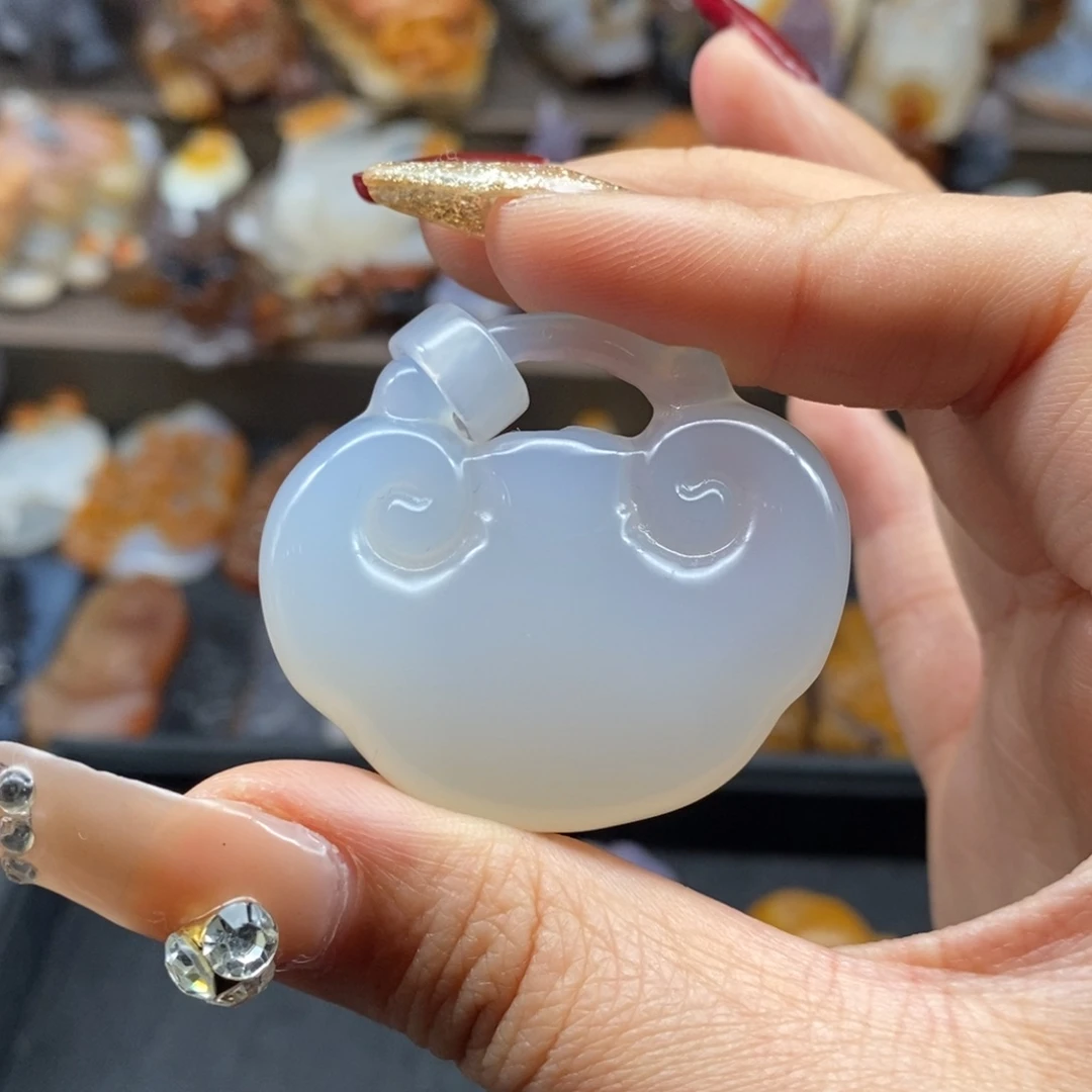 玛瑙/玉髓吊坠(不含链)未镶嵌小*