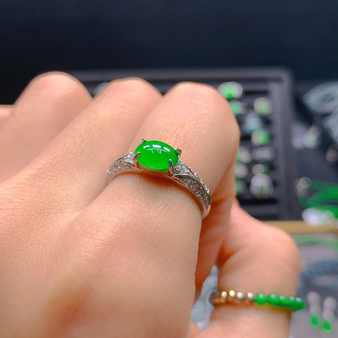 未镶嵌戒指翡翠天然翡翠