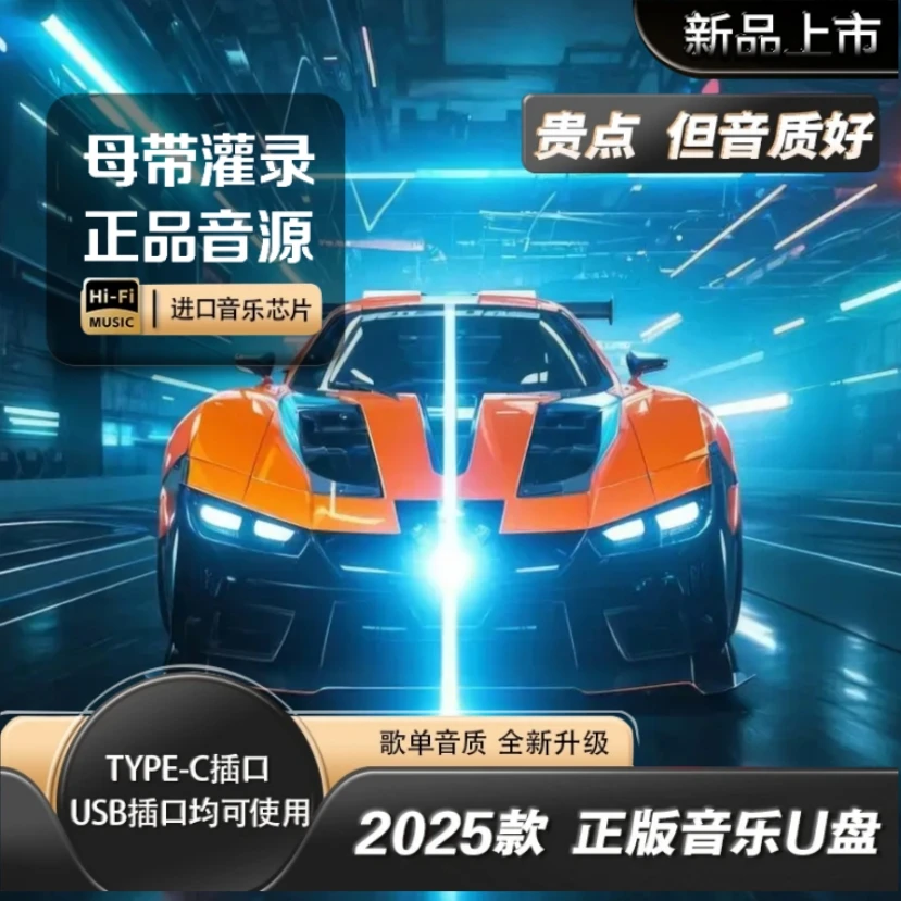 【2025全新】无损柏林之声车载音乐U盘 精选流行火爆歌曲 无损音质