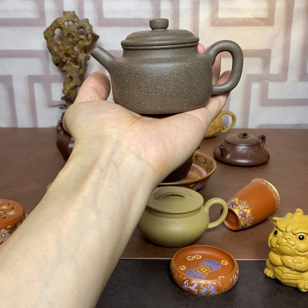 紫砂茶壶紫砂茶具木门天青德钟