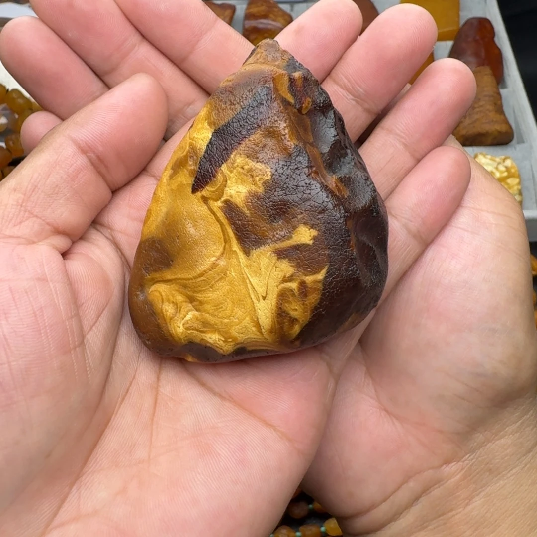 琥珀未镶嵌珠宝奇石天然蜜蜡