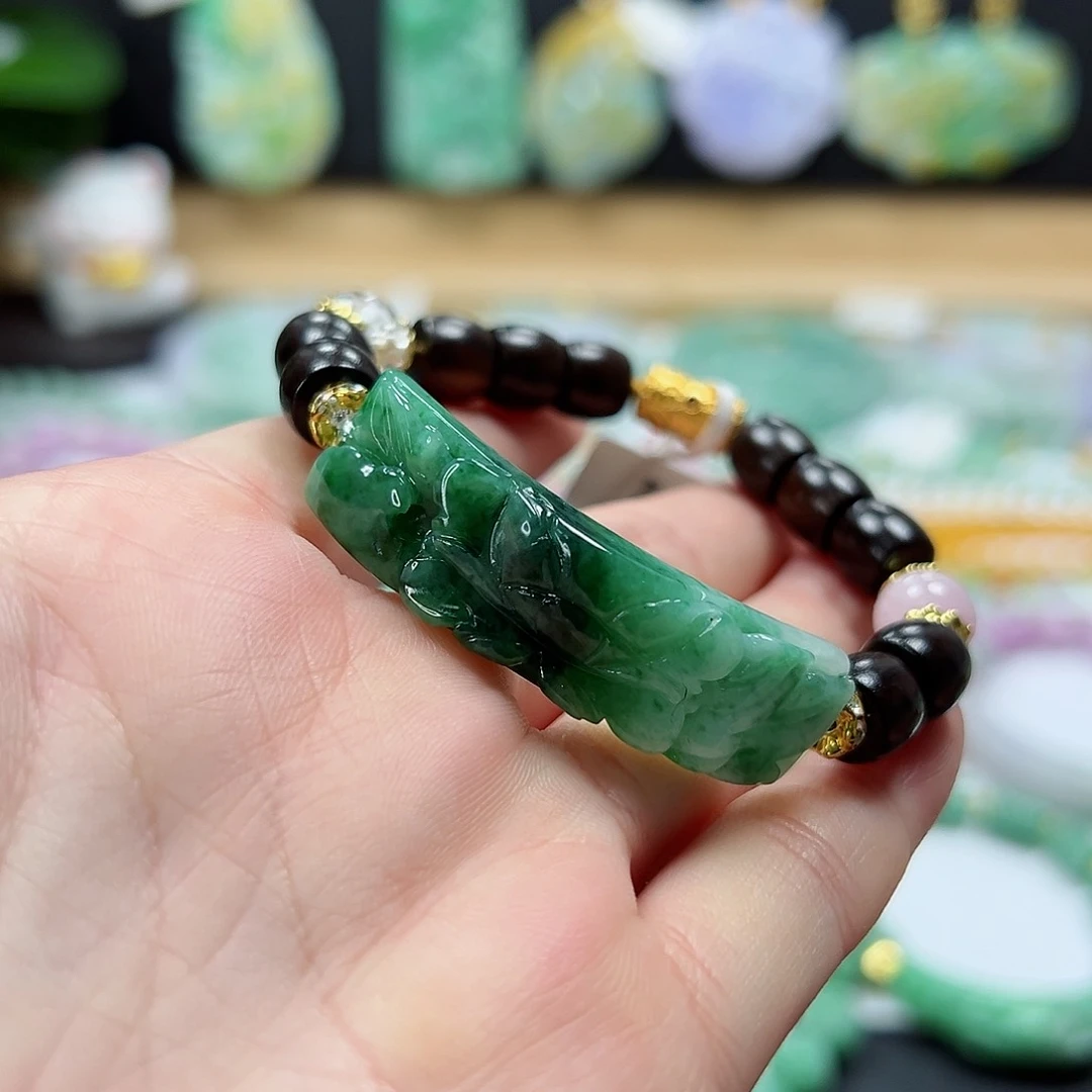 未镶嵌手链翡翠手牌