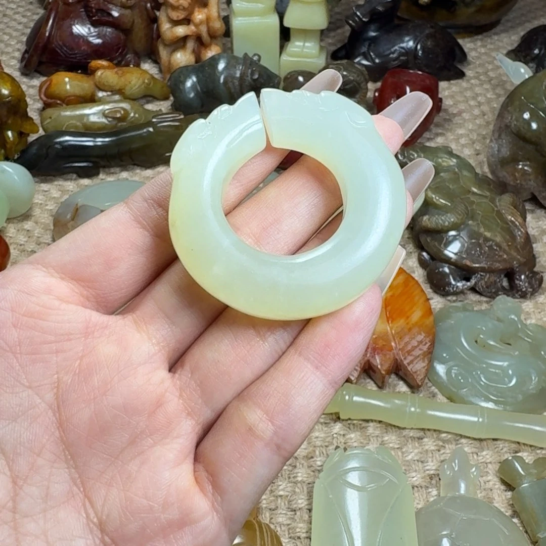 白玉菩提吊坠挂件