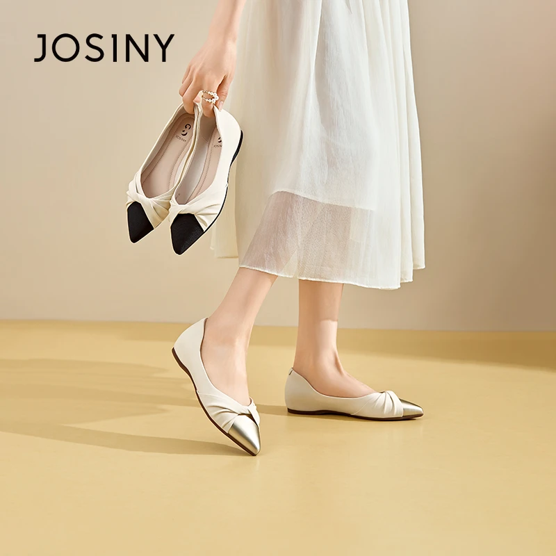 卓诗尼浅口单鞋女2025新款春夏法式气质配裙子粗低跟小香风玛丽珍