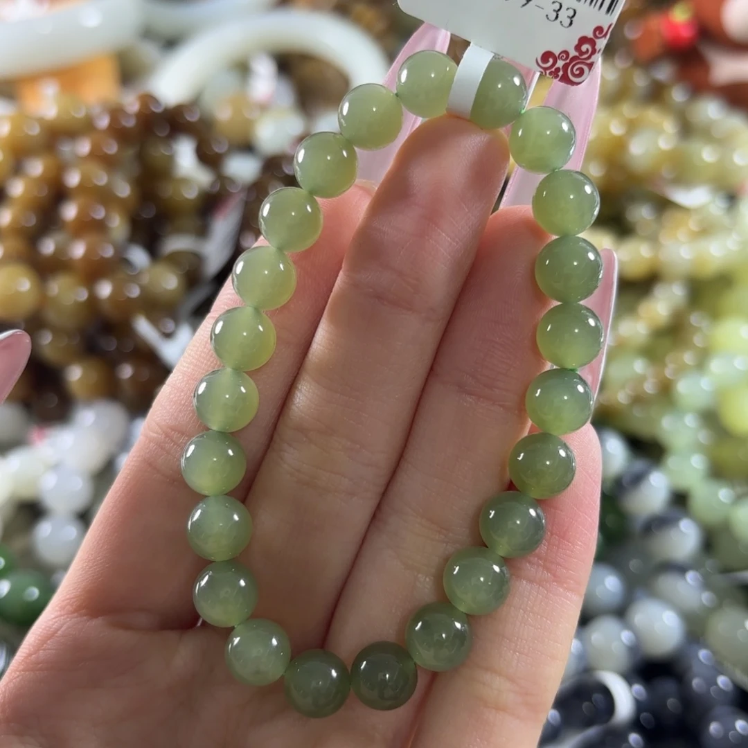 和田玉未镶嵌手链115