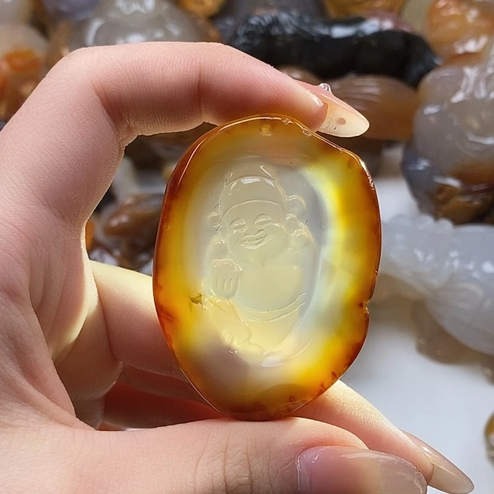 玛瑙/玉髓合金颈饰