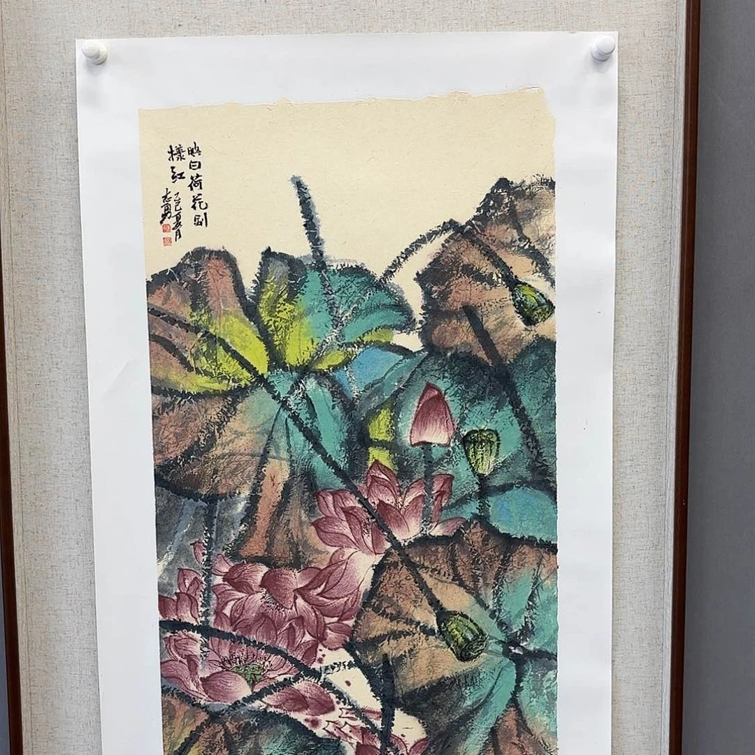 国画艺术家真人手绘