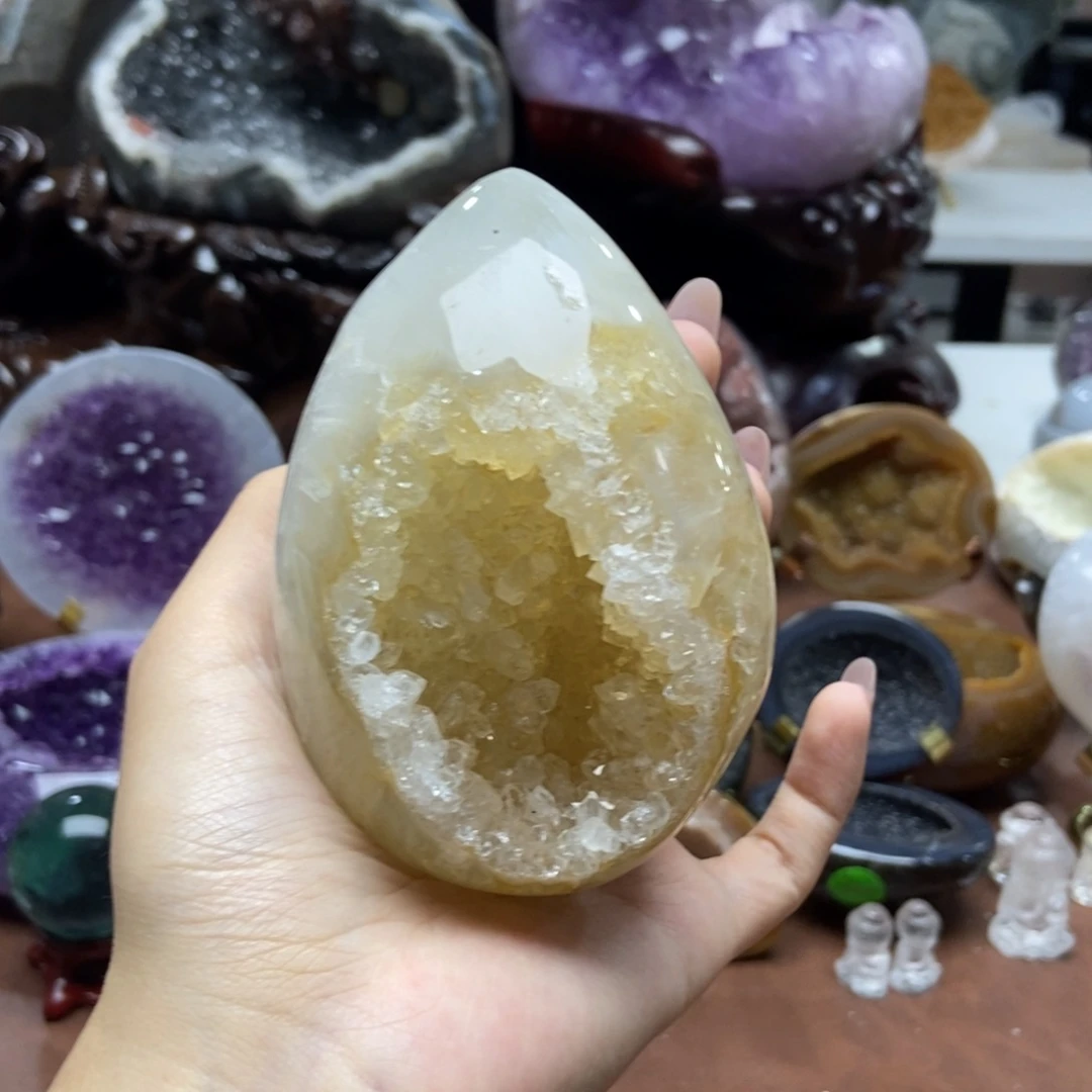 紫晶摆件未镶嵌水晶