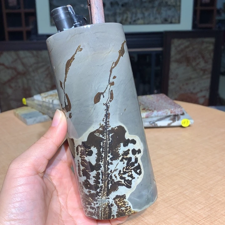 ，广西国画石摆件，收藏观赏