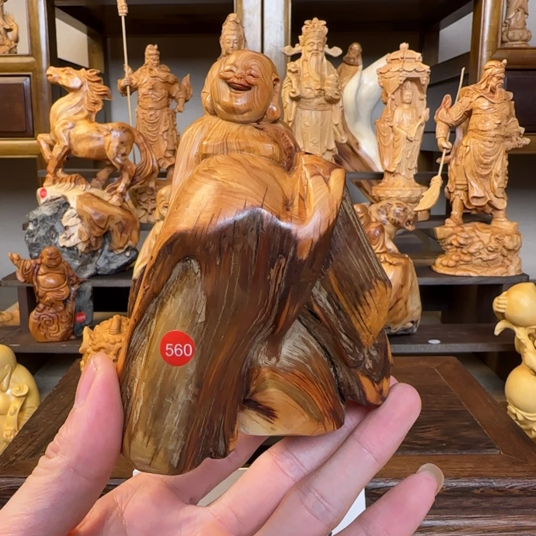 崖柏小木匠艺雕一物一拍