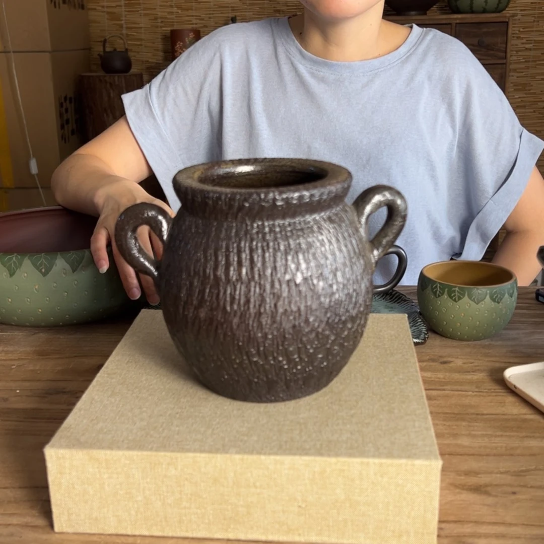 紫砂茶叶盒二级品瑕疵4022222222222