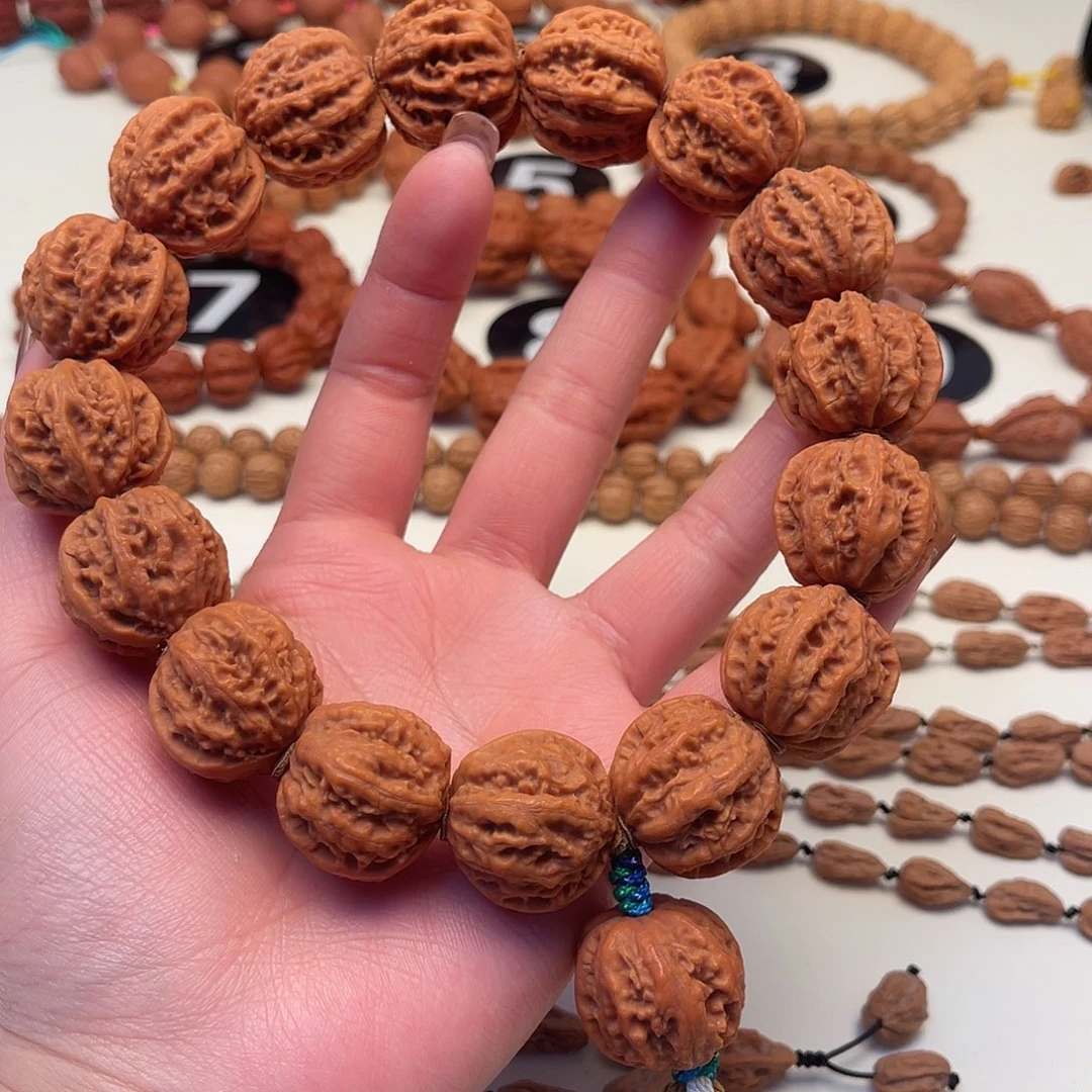 君***嘛文玩核桃吊坠龙脊京八棱