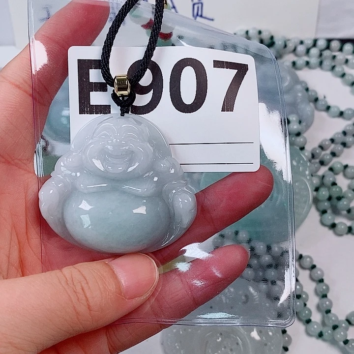 翡翠未镶嵌颈饰天然