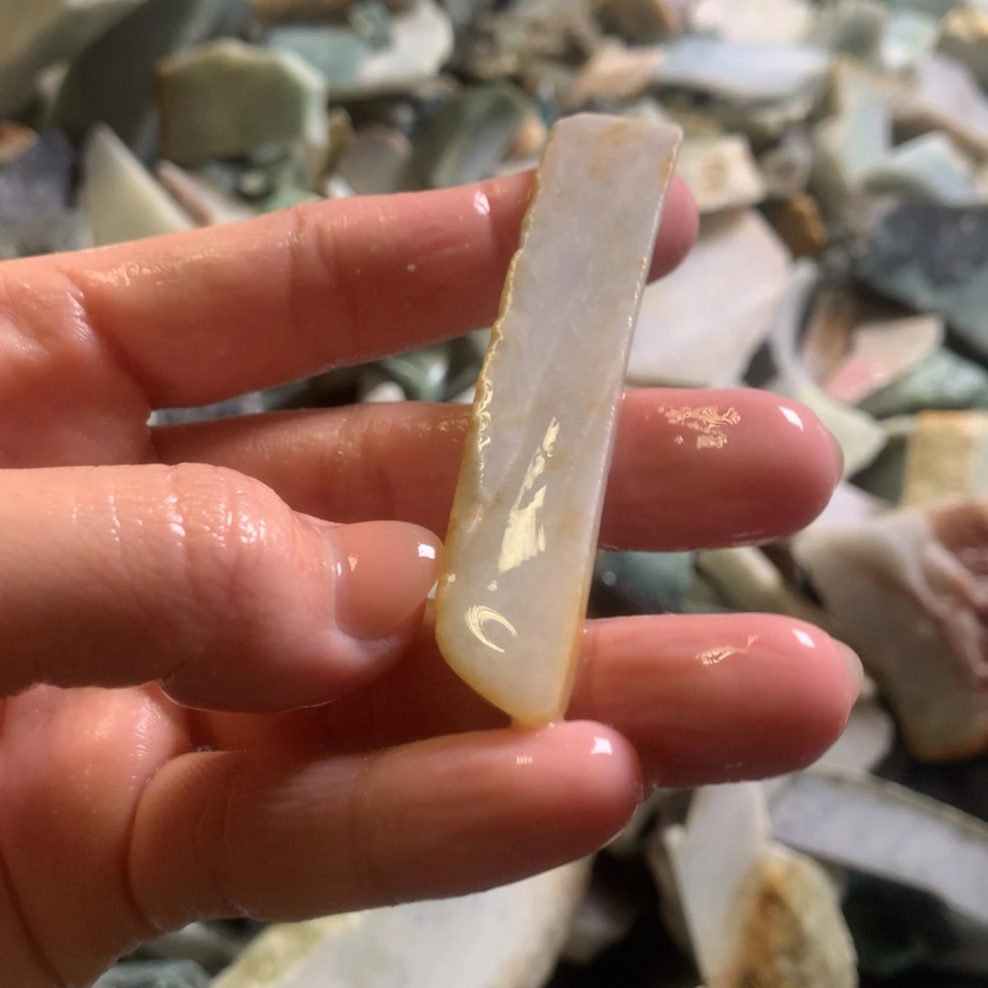 翡翠颈饰未镶嵌缅甸翡翠