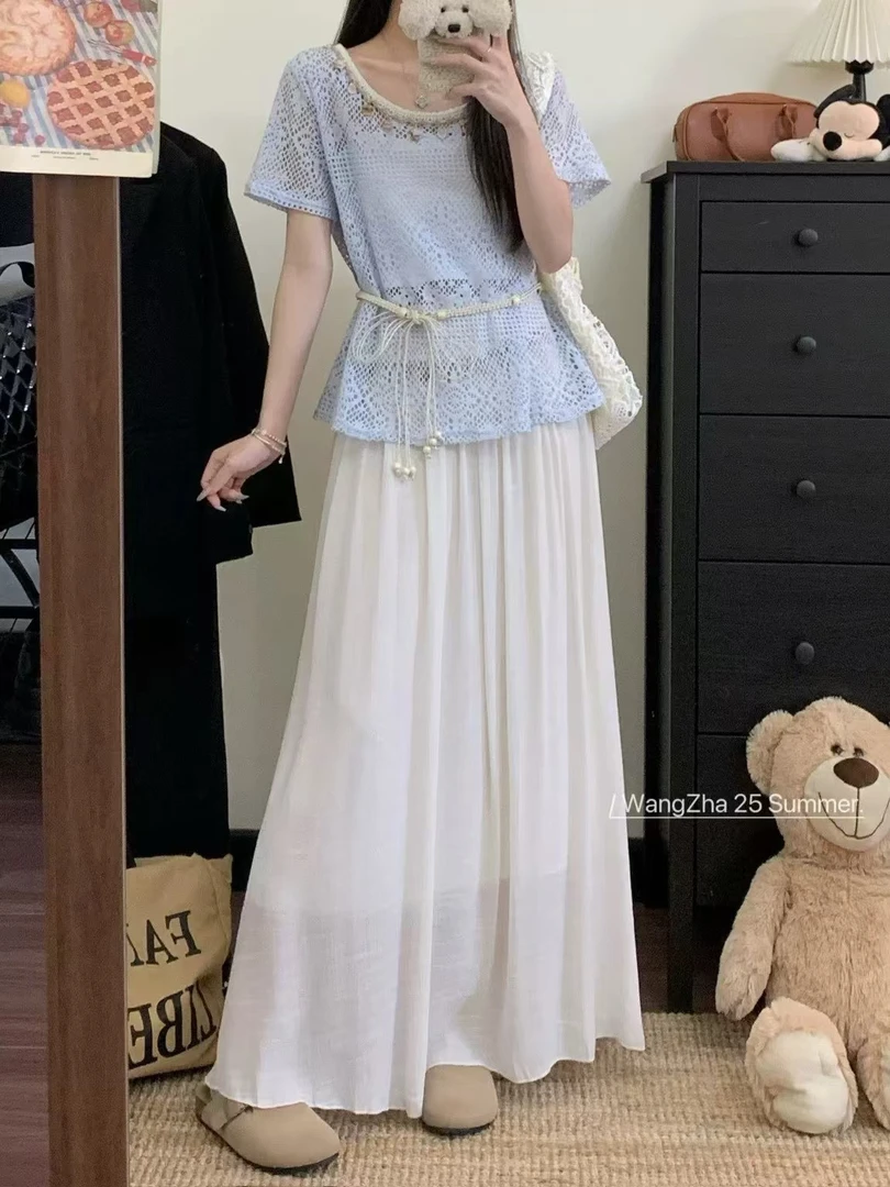 400夏季新款半身裙看直播下单