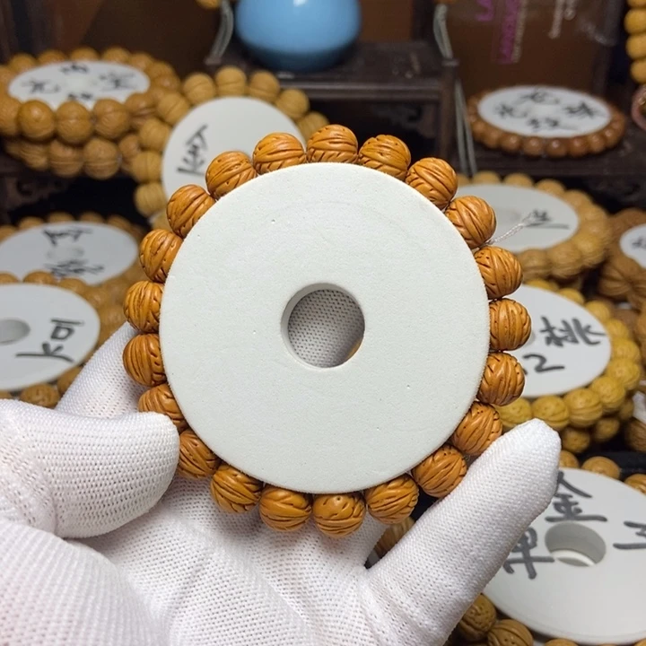 桃核手串野生精品玄武