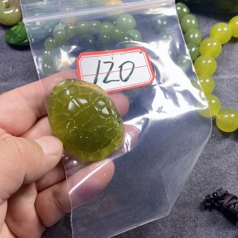 未镶嵌蛇纹石玉手链