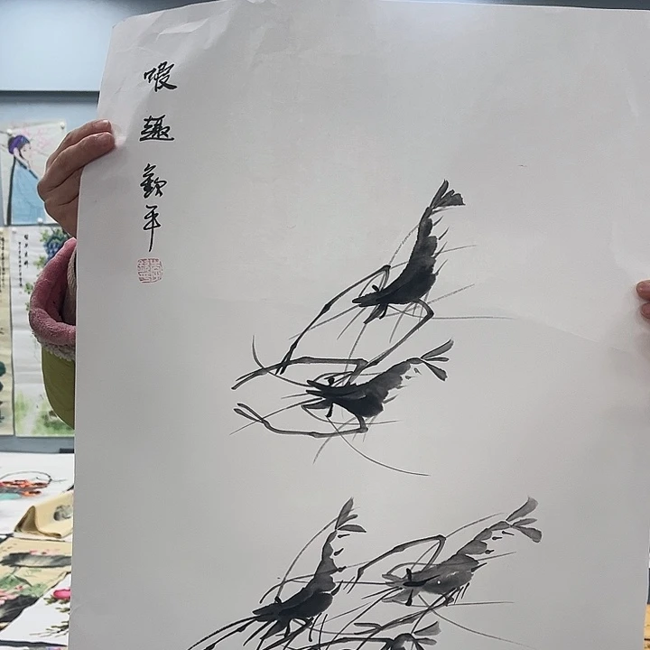 国画我的心好痛啊我的心真的好痛啊