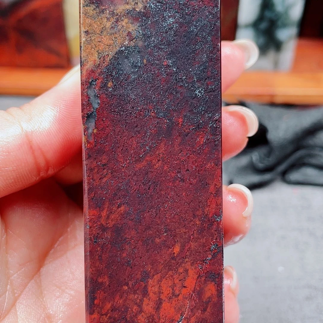 【闪购商品】玉桂林鸡血玉印章素章