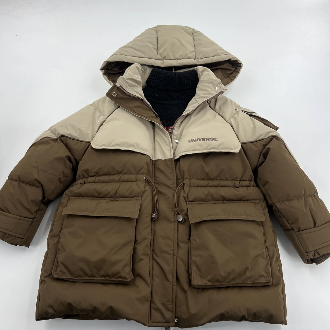 97220高端潮流时尚百搭休闲童装时尚鸭外套C6-4边