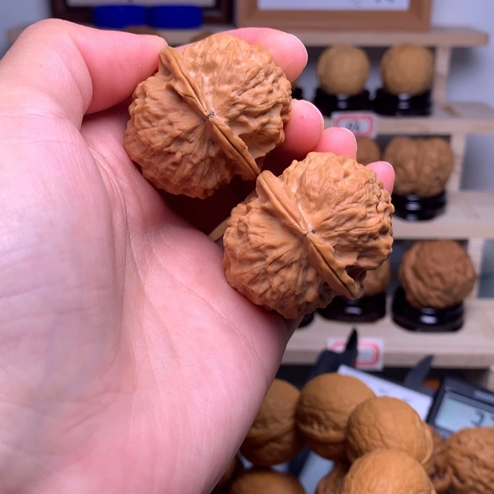 把件文玩核桃46花好月圆38尺