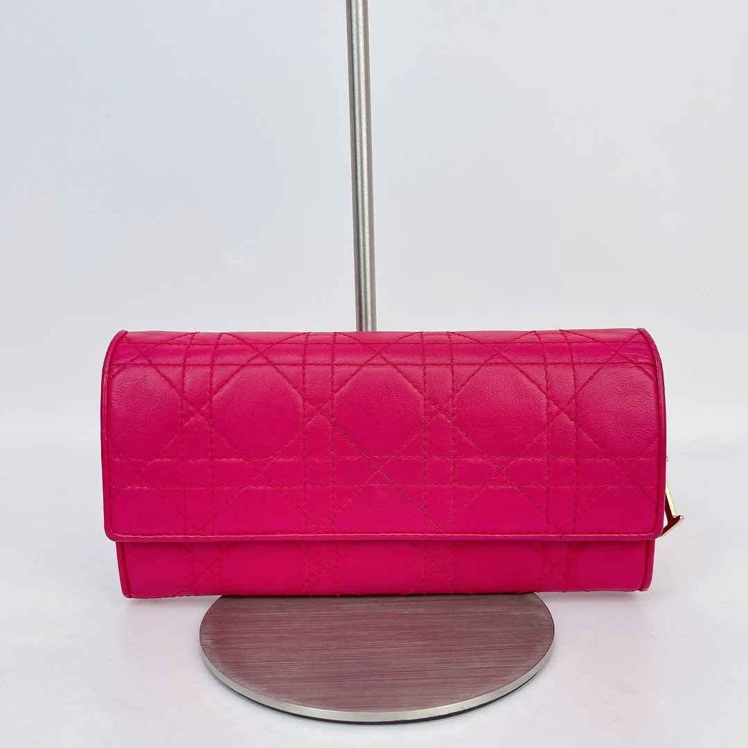 95新 DIOR/迪奥 迪奥 玫红色包底19 N388