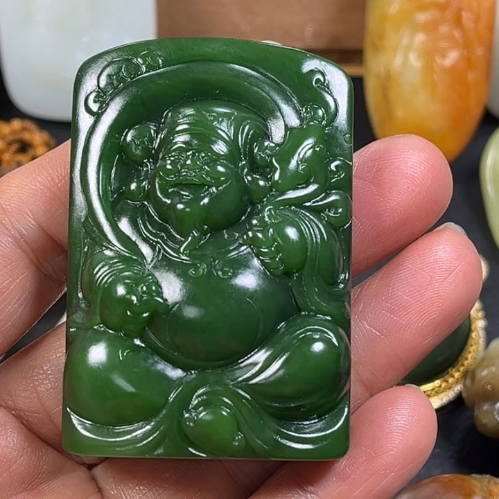 和田玉（碧玉）未镶嵌挂件