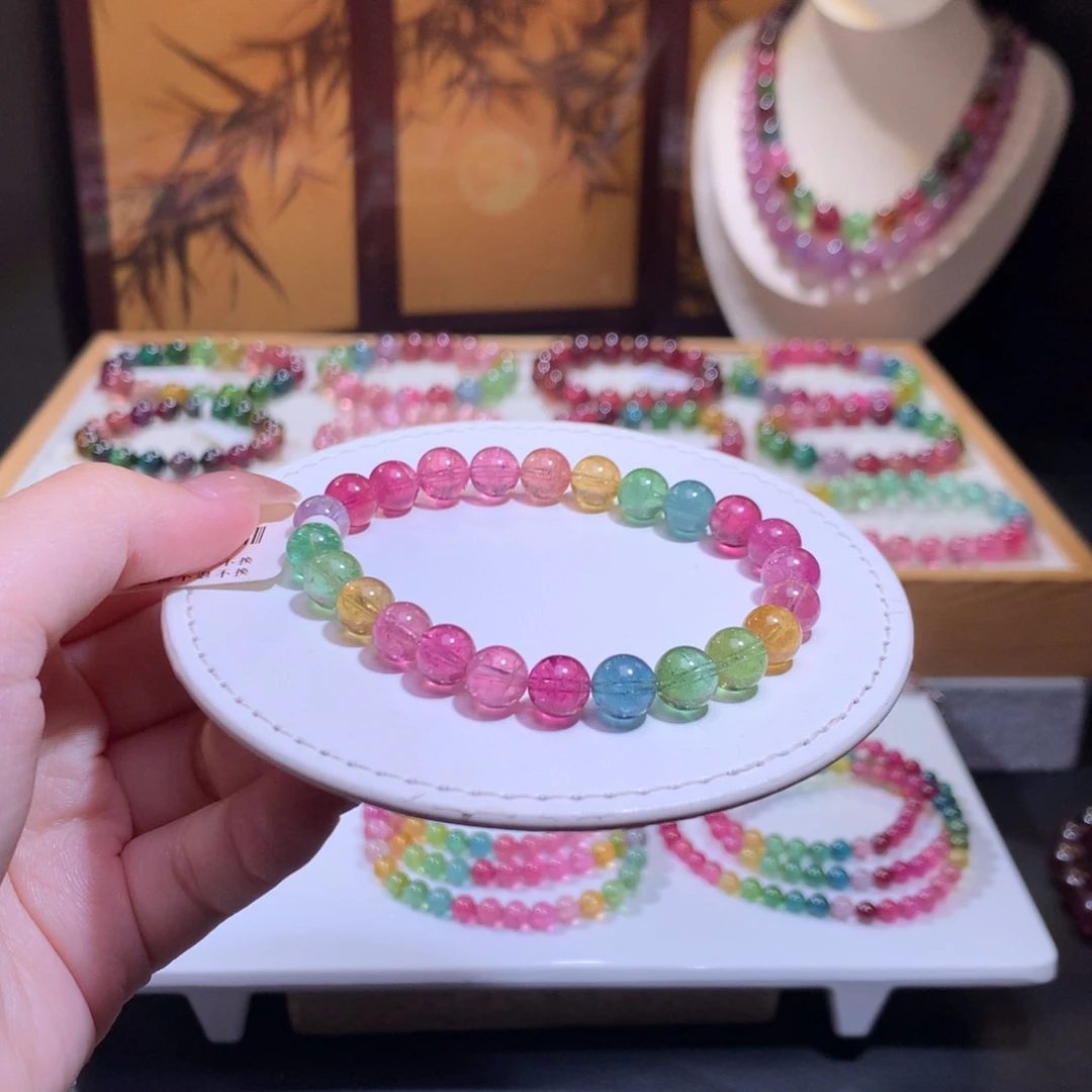 未镶嵌手链碧玺碧玺