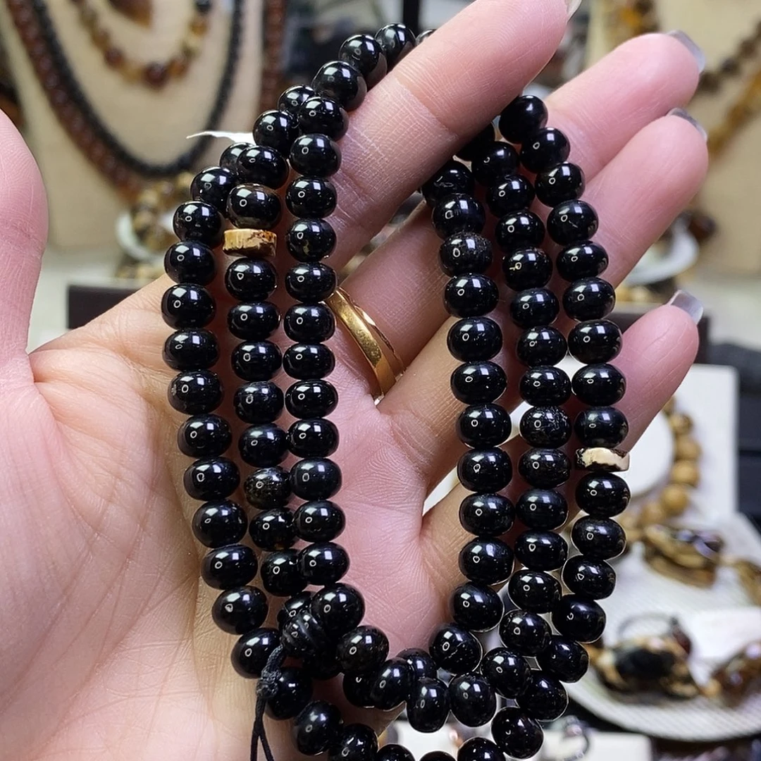 琥珀未镶嵌裸石翳珀满天星7