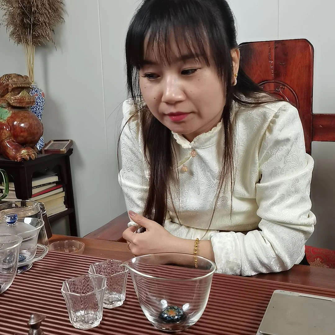 高硼硅玻璃手柄款船杯配两支小杯
