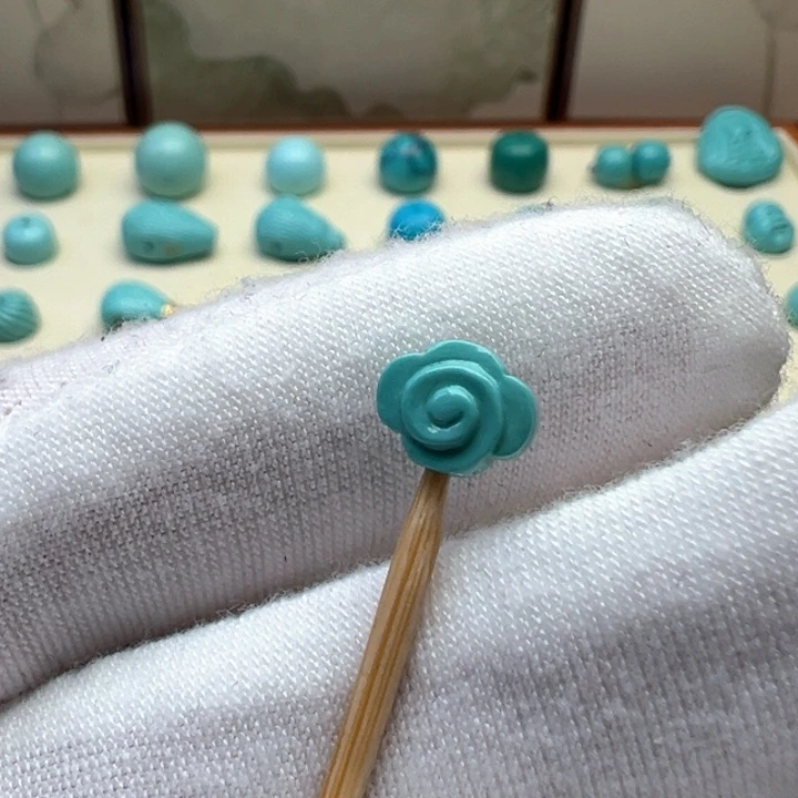 绿松石珠宝奇石未镶嵌7.8