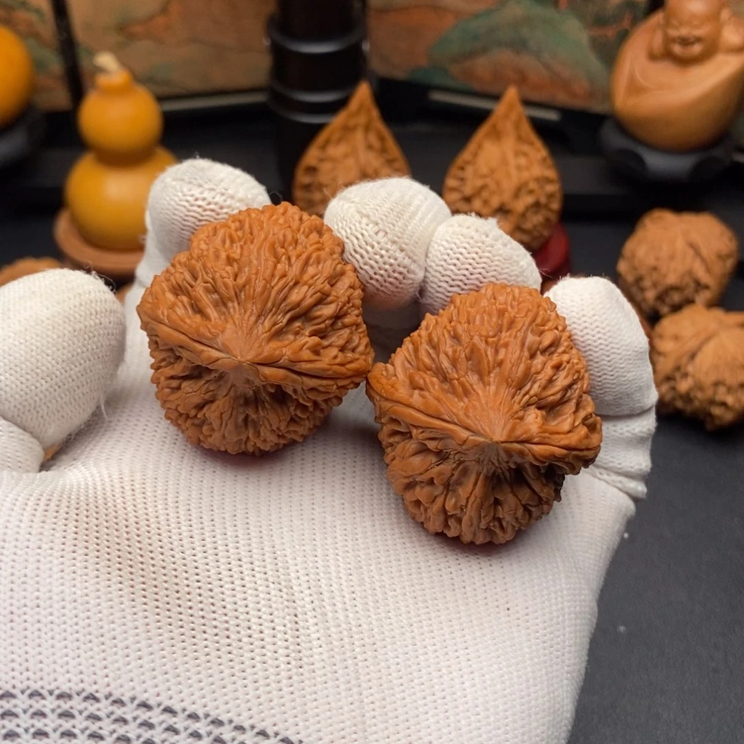 文玩核桃吊坠神大蒜头37全