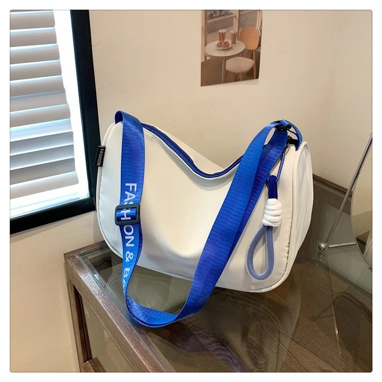 龙饺子包女大容量輕便斜挎包小众设计百搭休闲包包可印字秋款包包