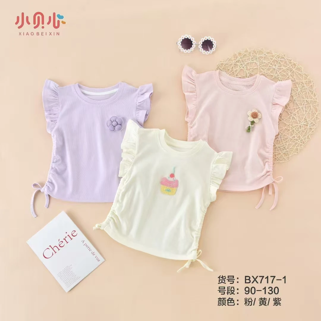 717-1夏女孩短袖T恤