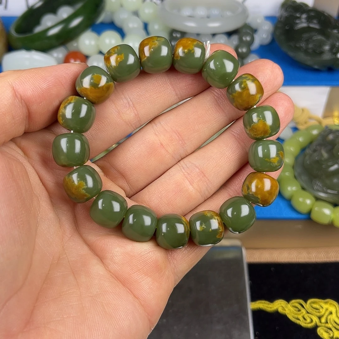 和田玉未镶嵌颈饰和田玉河磨玉13