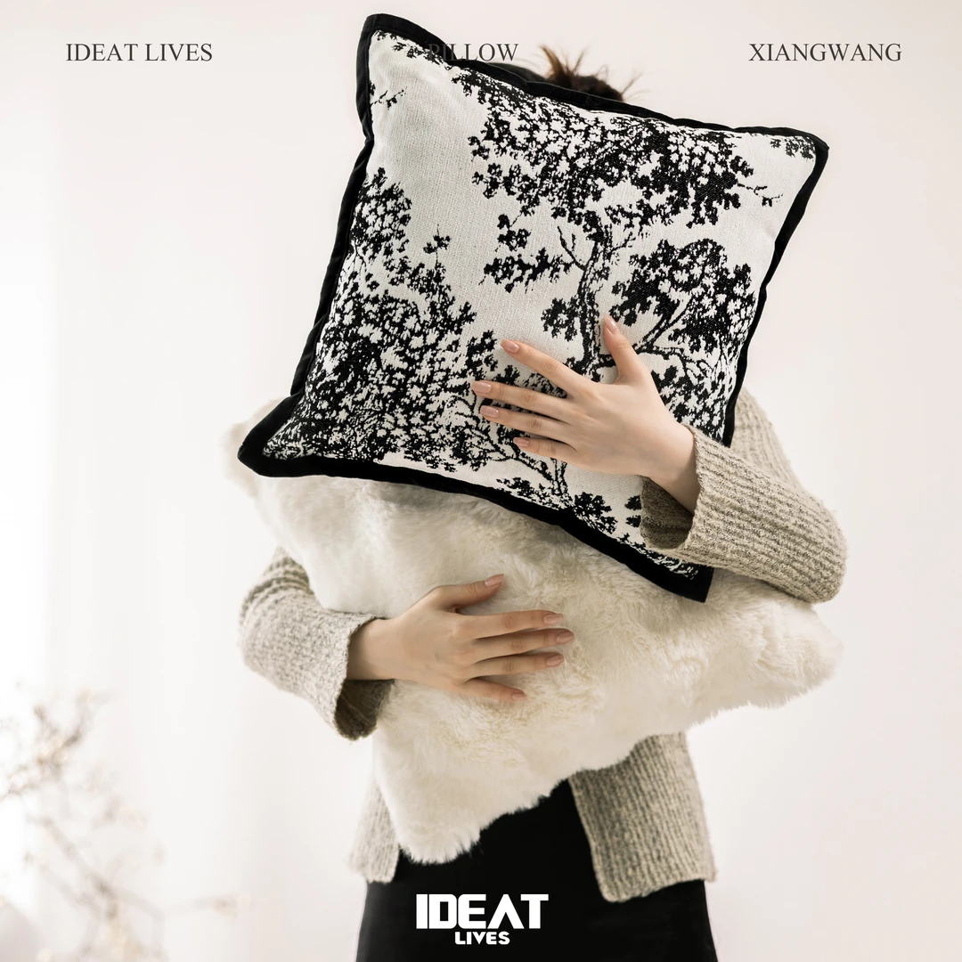 复古法式赫本风沙发靠背垫床头飘窗样板间民宿装饰靠垫腰枕抱枕