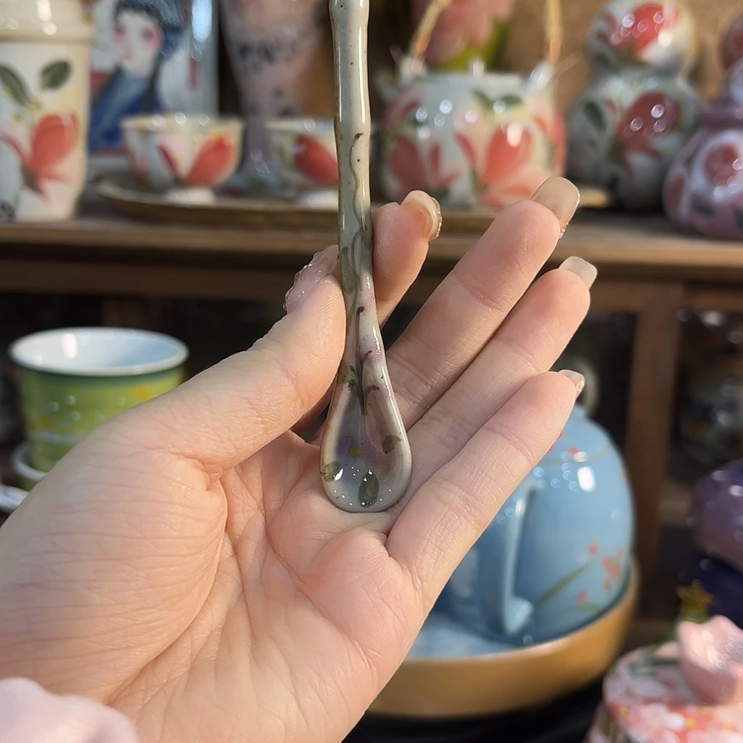 陶泥景德镇手工手绘高温釉下彩