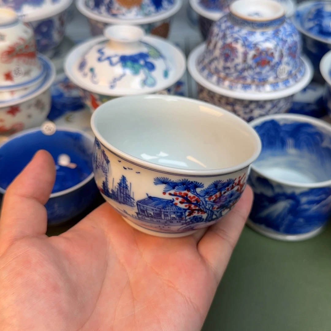 彦祖纯手工手绘茶具162