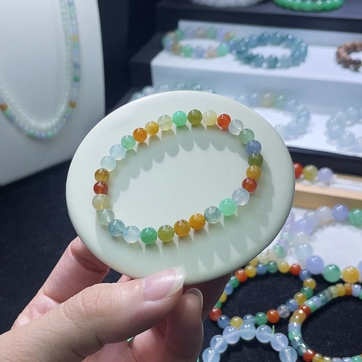 翡翠未镶嵌手串手串