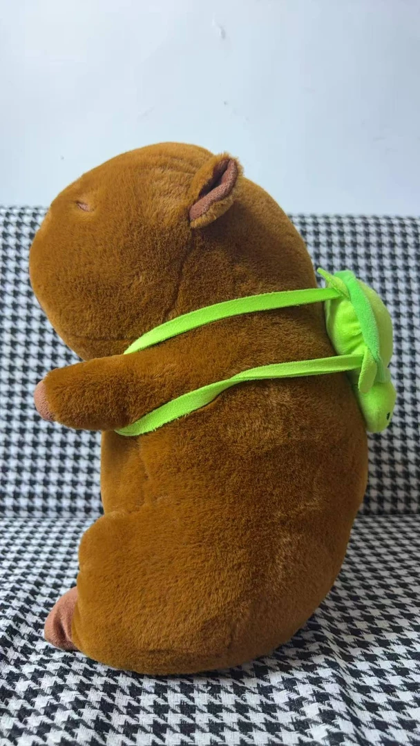 毛绒带乌龟卡皮巴拉【38cm】可爱玩偶毛绒玩具（测量误差3~5cm）