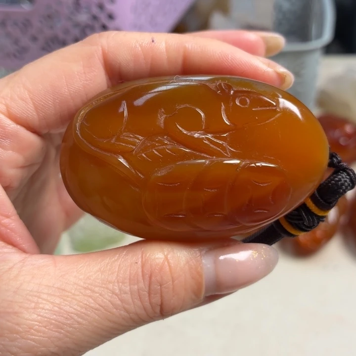 玛瑙/玉髓未镶嵌吊坠(不含链)