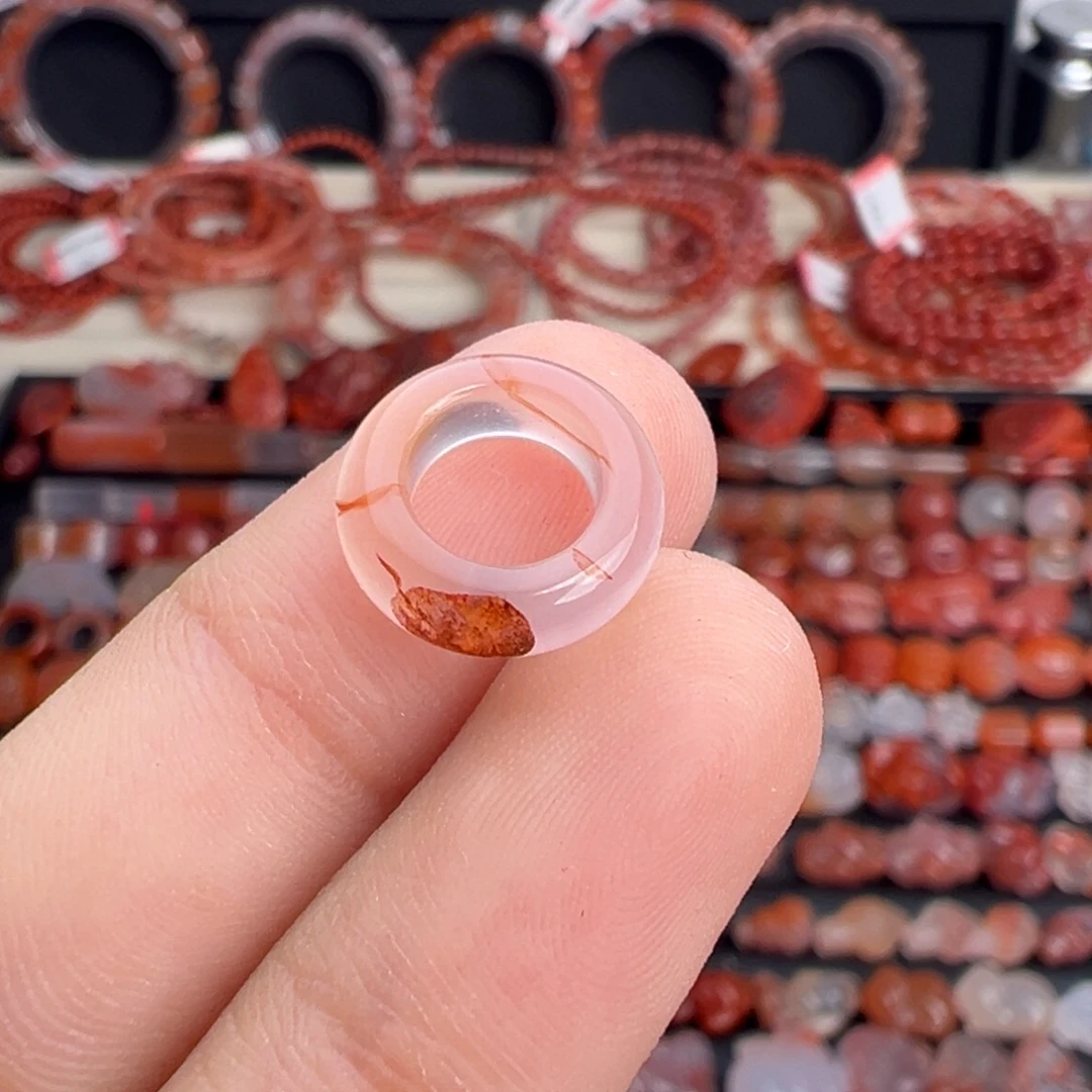 南红玛瑙未镶嵌颈饰跑环