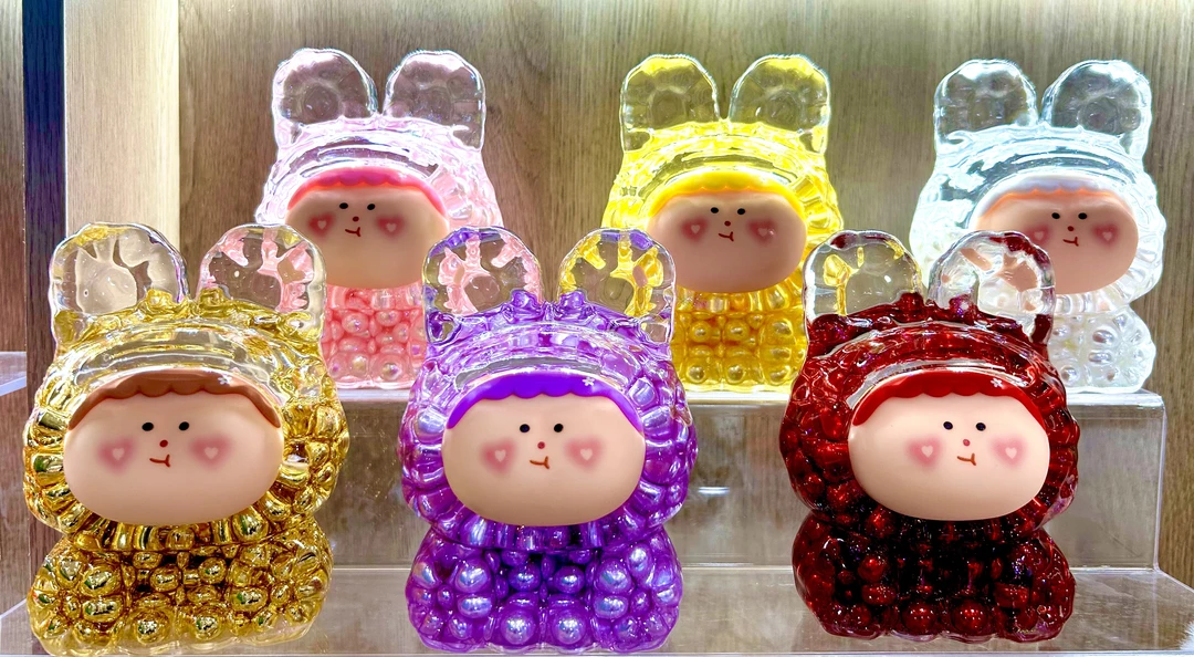 巨无霸12.5CM【珍珠莉莉丝】入油流沙夜光可爱对碰玩具创意