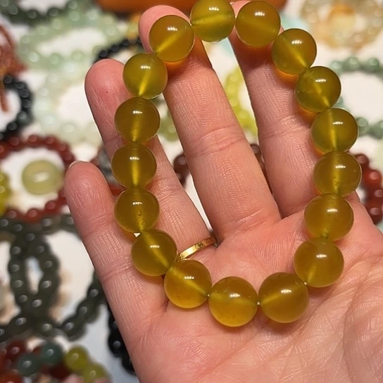 蛇纹石玉未镶嵌手串