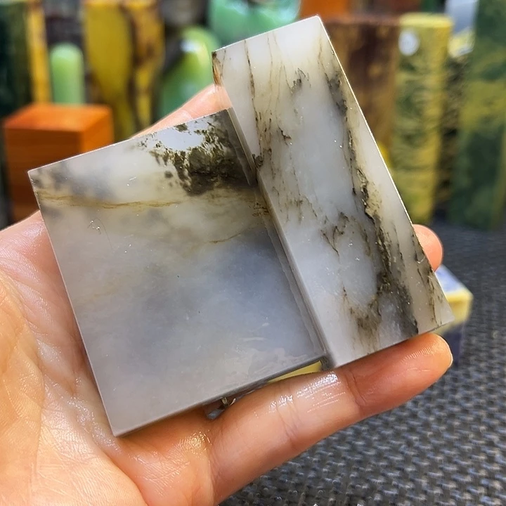 清***竹青田石印章石印章石