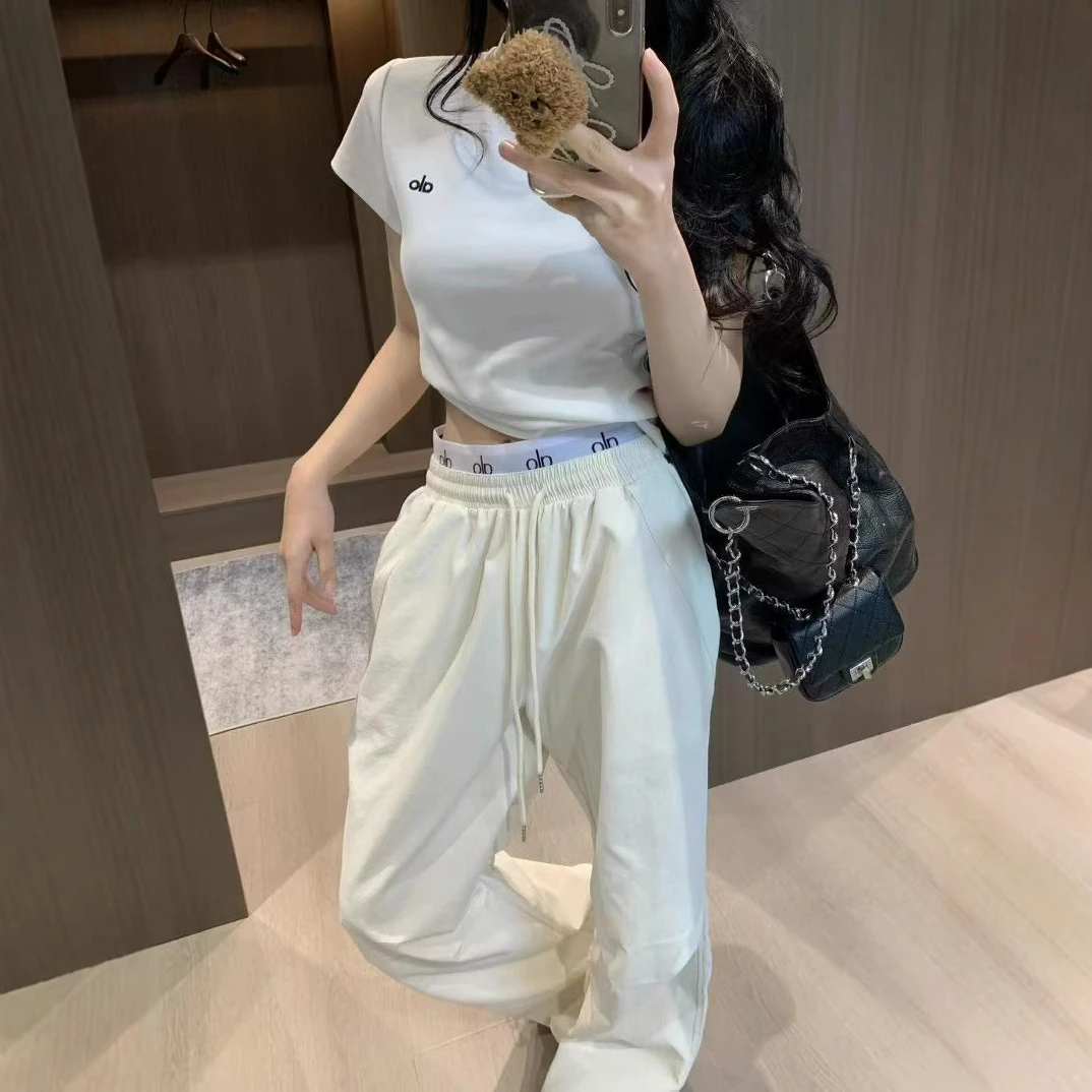 高级甜美可爱风格衣服多巴胺夏季女生韩系ins有垂感夏季薄款女裤